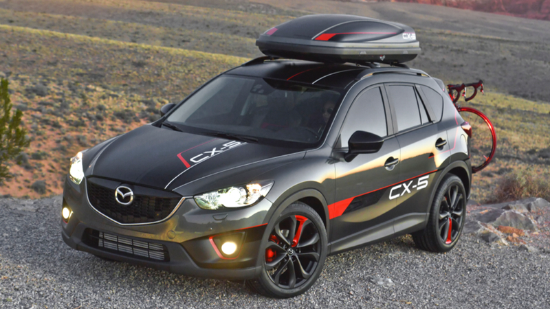 Illustration for article titled Mazda Dressed Up These CX-5s For SEMA, Including A 2.2-liter Diesel Dempsey-Mobile